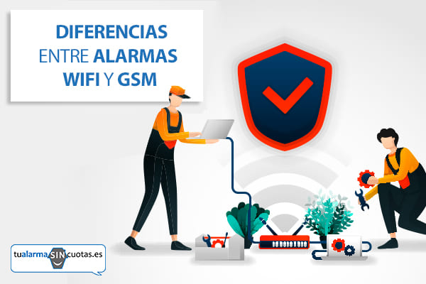 Diferencias entre alarmas WIFI y GSM